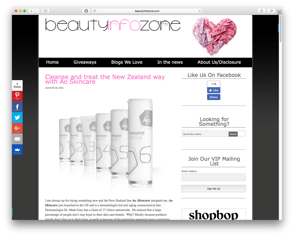 Cleanse and treat the New Zealand way with Ao Skincare