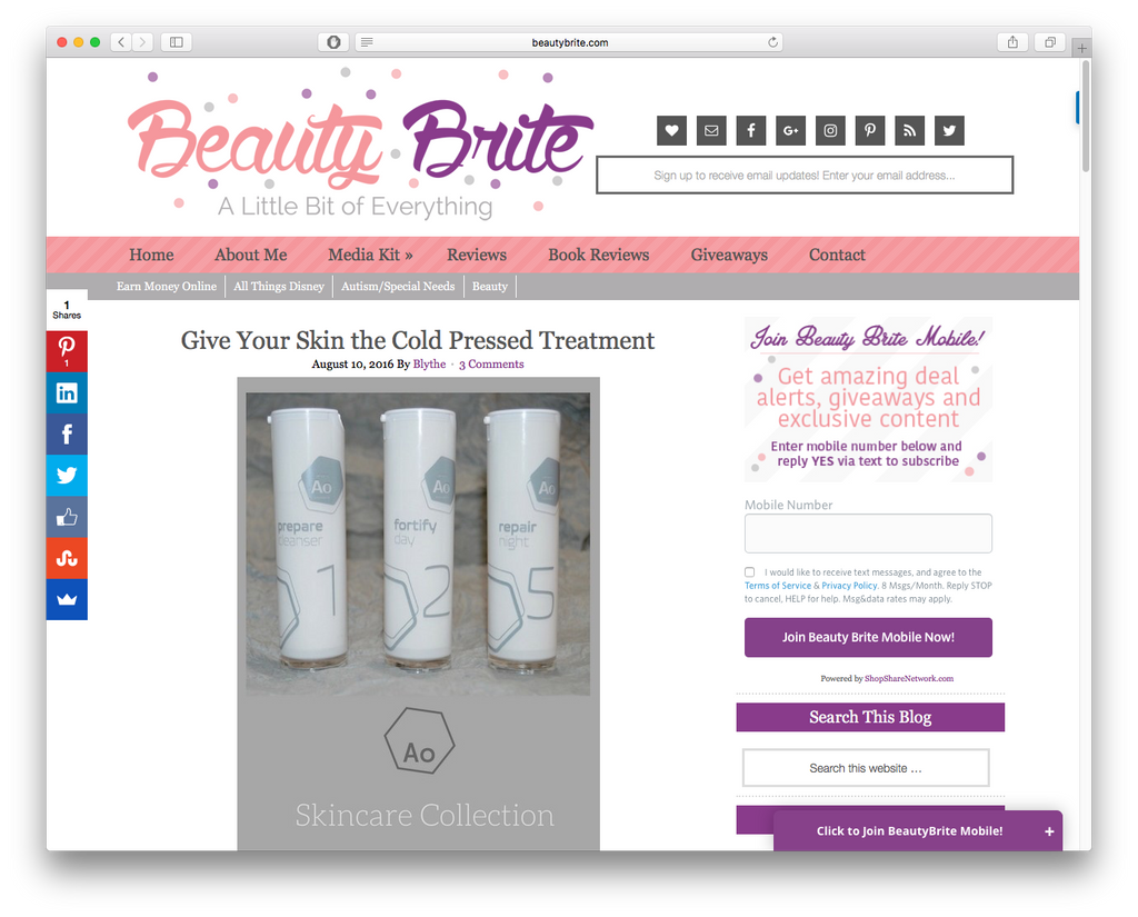 Give Your Skin the Cold Pressed Treatment