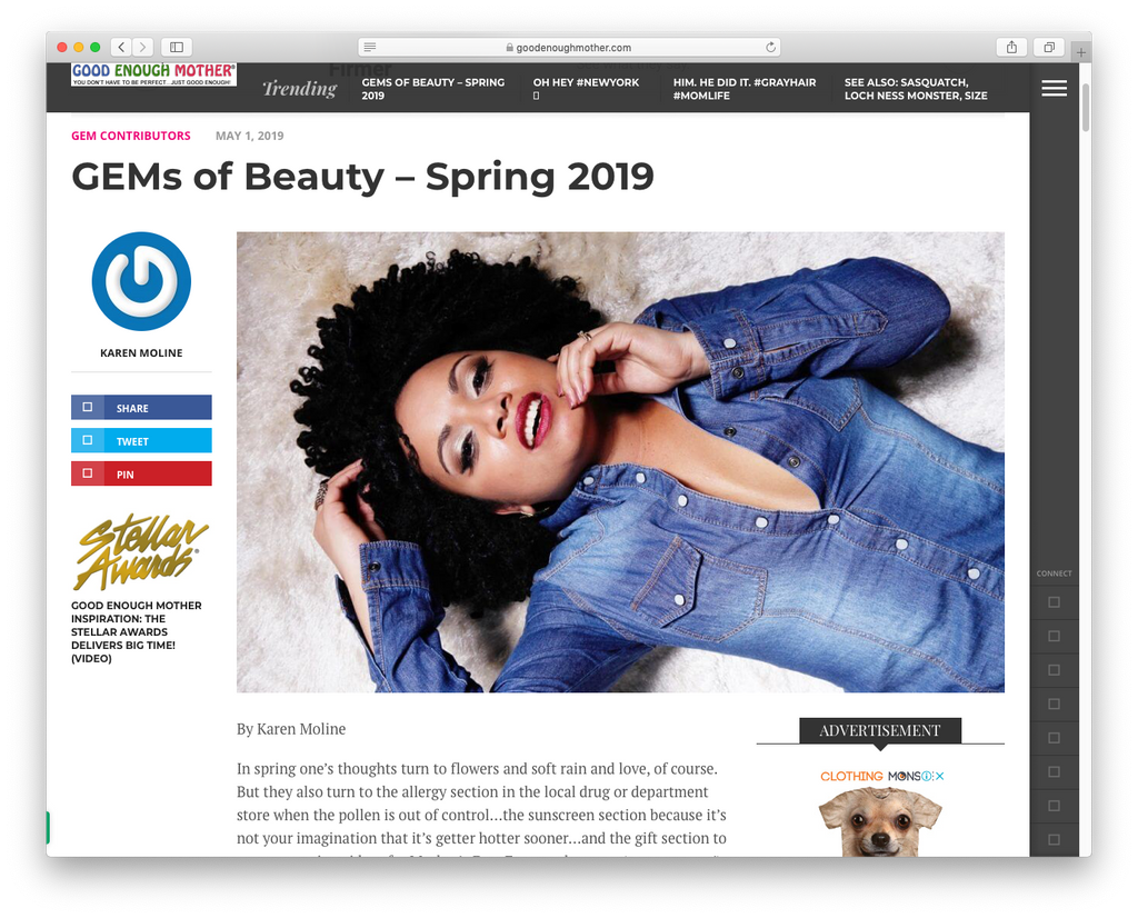 GEMs of Beauty – Spring 2019